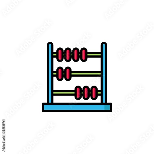 abacus filled outline Icon