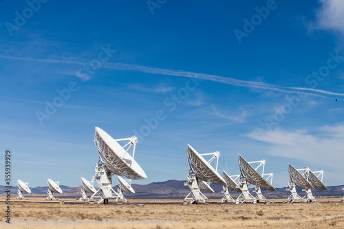 Very Large Array of radio telescopes, Socorro, New Mexico photo