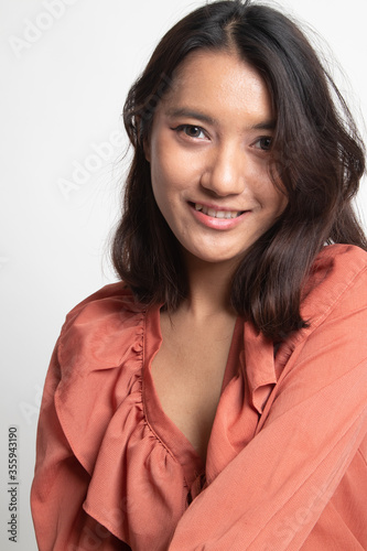 Portrait of beautiful young Asian woman © halfbottle
