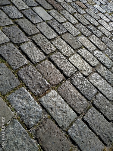 Stone road texture - Textura calle de piedra
