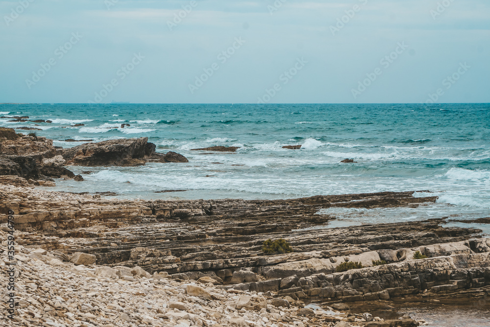 beach, rough sea and sky show powerful nature beach, rough sea and sky show powerful nature