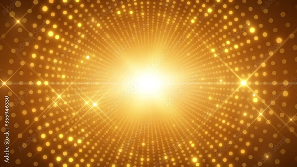 golden yellow stars animated background