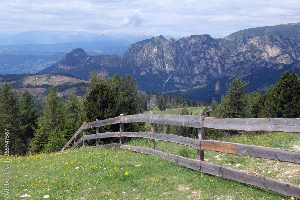 Fototapeta premium Am Nigerpass, Rosengarten