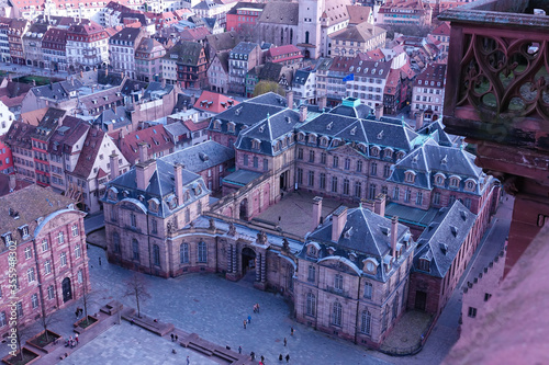 Foto Strasbourg centre ville  vue d'en haut - Alsace - France