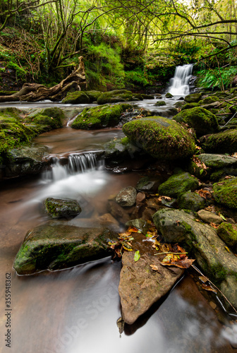 Valleys pasiegos in Cantabria, Spain. 