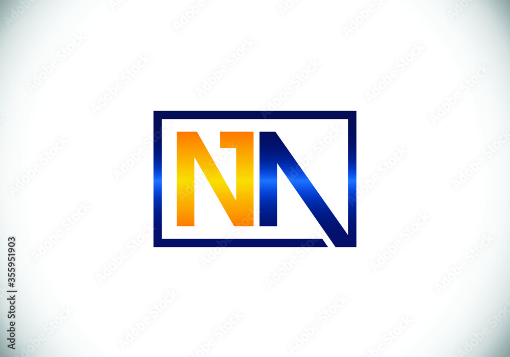 Initial Monogram Letter N A Logo Design Vector Template. N A Letter Logo Design Initial Monogram Letter N A Logo Design Vector Template. N A Letter Logo Design