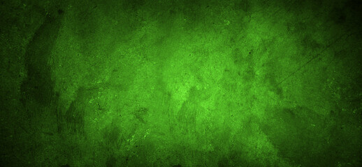Green concrete wall