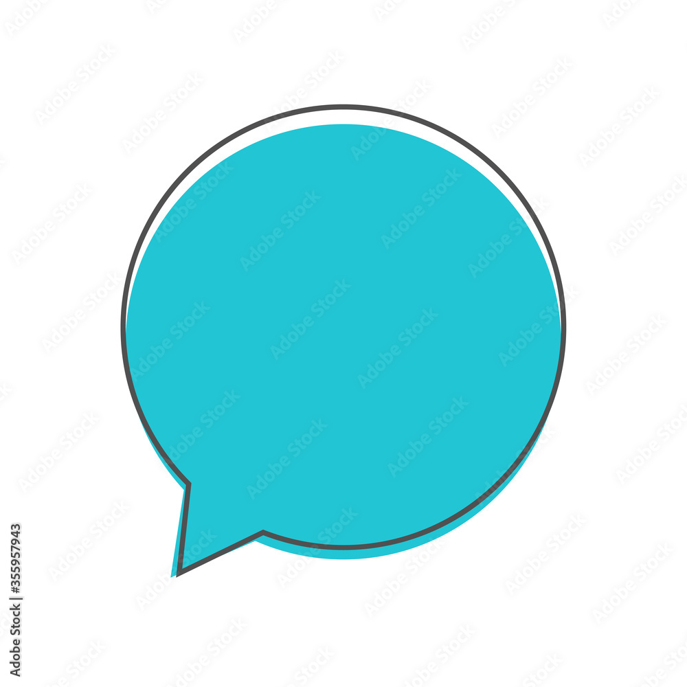 custom made wallpaper toronto digitalVector icon cloud conversation. Cloud of speech cartoon style on white isolated background. Layers grouped for easy editing illustration. For your design.