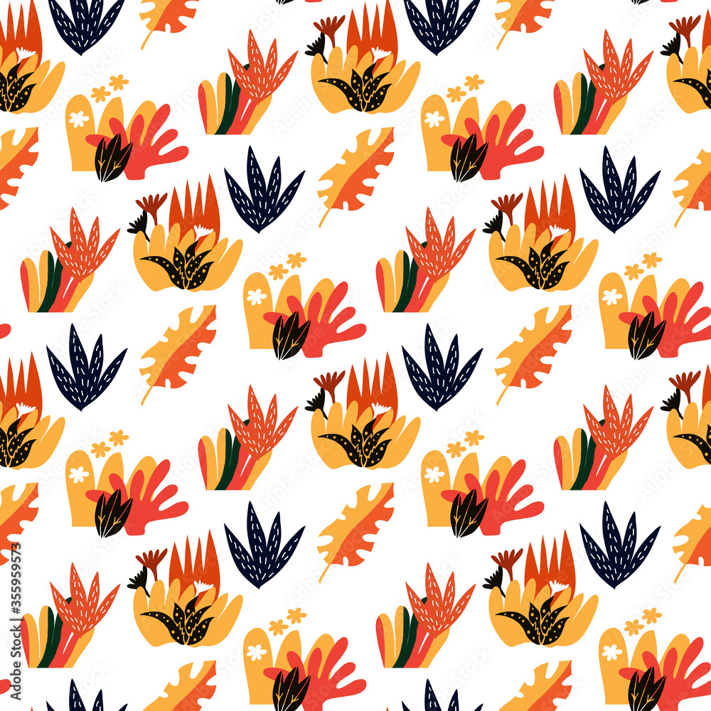 Flower savanna pattern 3 Flower savanna pattern 3