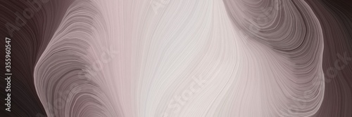 soft background graphic with modern curvy waves background illustration with silver, very dark blue and old mauve color