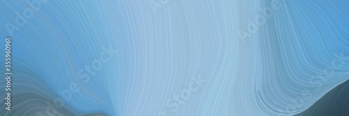 soft background graphic with curvy background design with corn flower blue, teal blue and light blue color