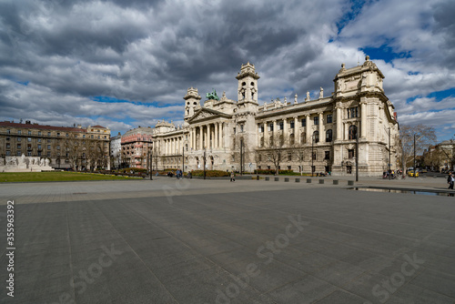 The Kossuth square in Budapest, Hungary