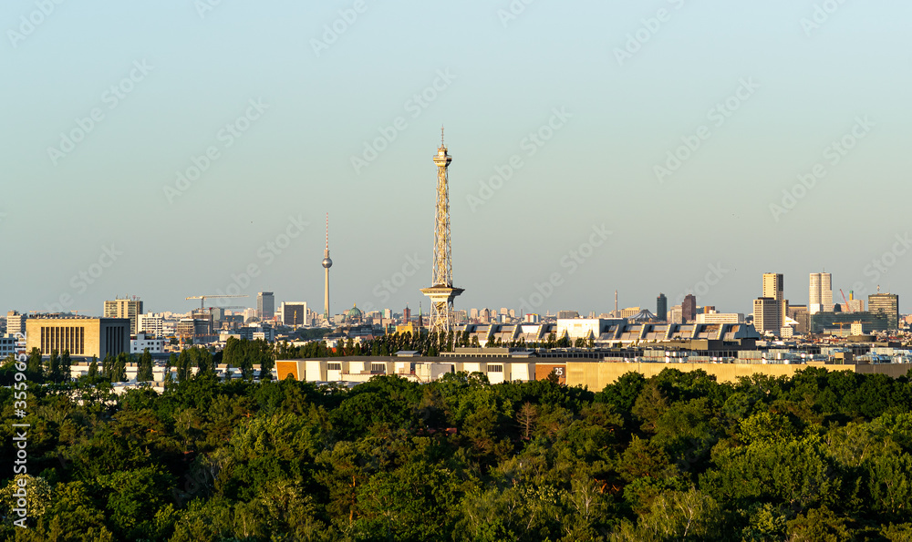 Obraz premium Sunset Berlin