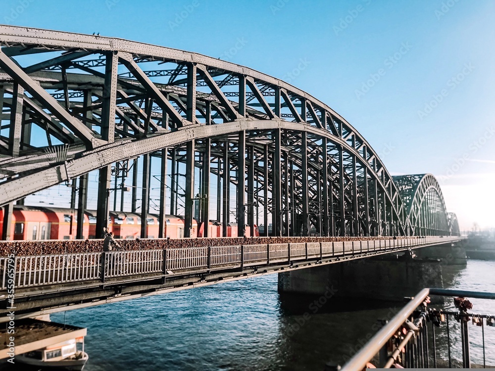 Fototapeta premium bridge over river