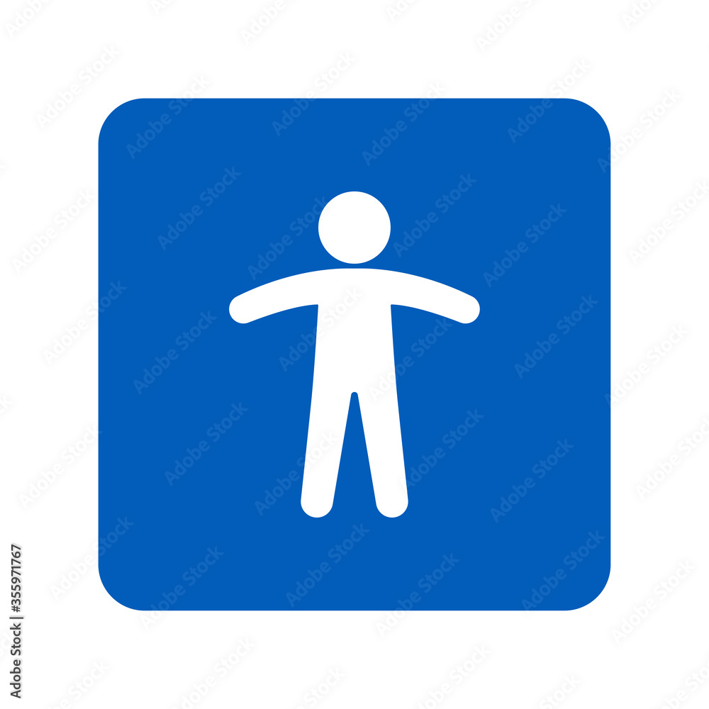 Boy toilet icon isolated on white background. WC sign symbol modern simple vector icon for website design, mobile app, ui. Vector Illustration Boy toilet icon isolated on white background. WC sign symbol modern simple vector icon for website design, mobile app, ui. Vector Illustration
