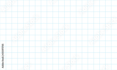 Graph grid paper background vector.
