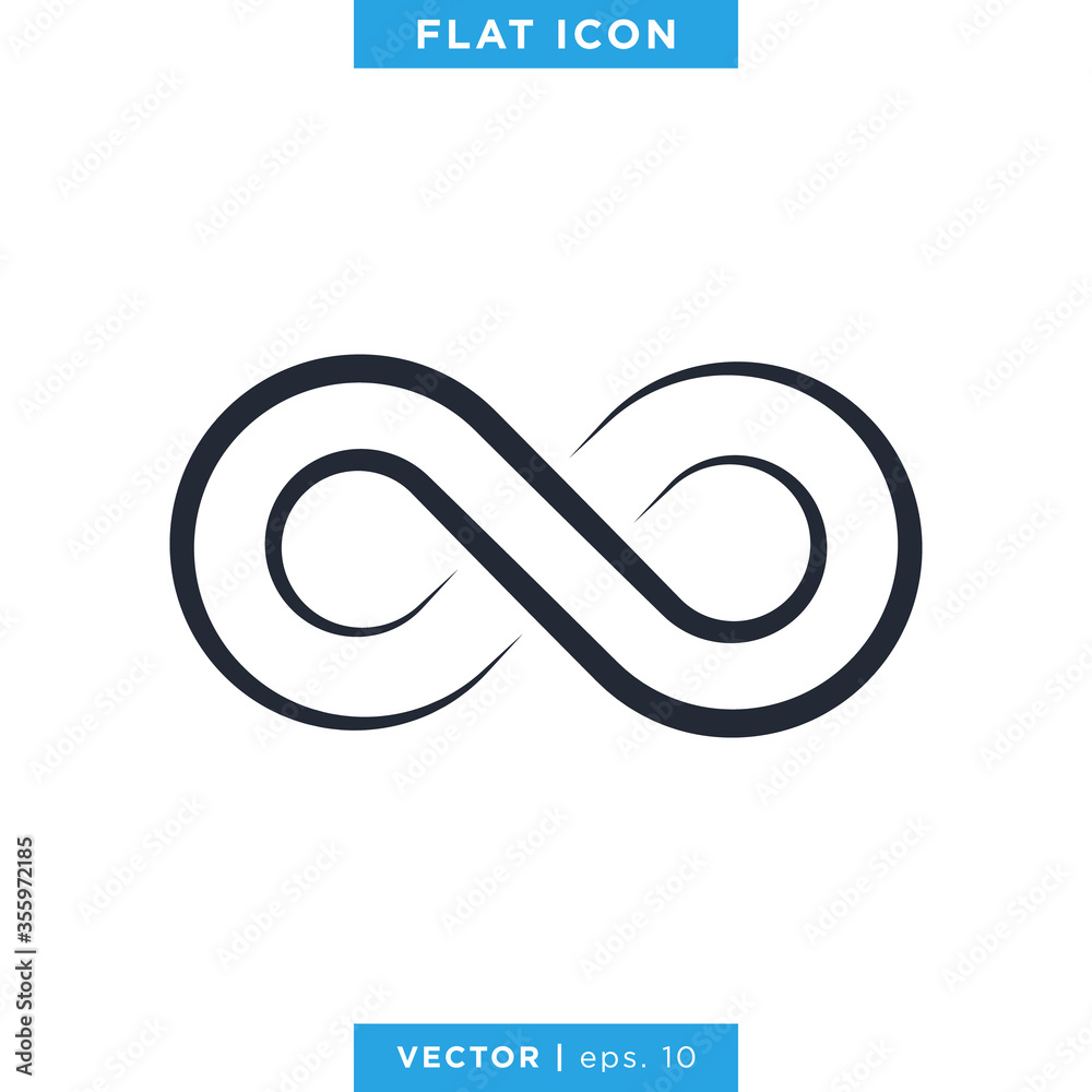 Infinity Icon Vector Logo Design Template Infinity Icon Vector Logo Design Template