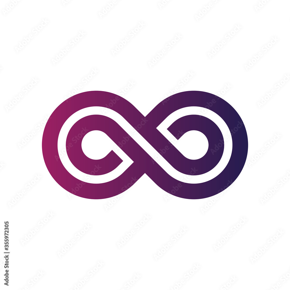 Infinity Icon Vector Logo Design Template Infinity Icon Vector Logo Design Template