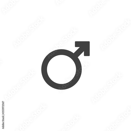 Male icon. Gender symbol modern, simple, vector, icon for website design, mobile app, ui. Vector Illustration