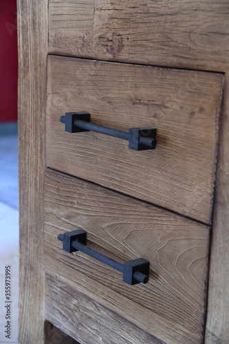 old wooden cabinet
