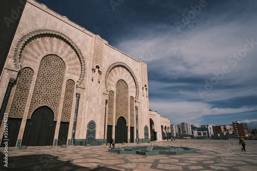 Fototapeta Naklejka Na Ścianę i Meble -  Mosquée Hassan II in Casablanca Morocco