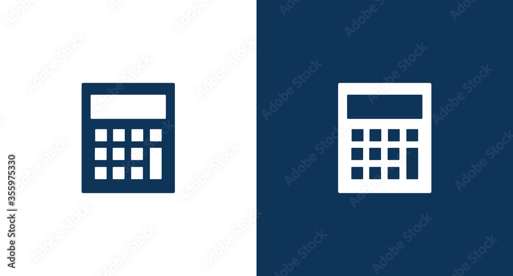 Calculator icon for web and mobile Calculator icon for web and mobile