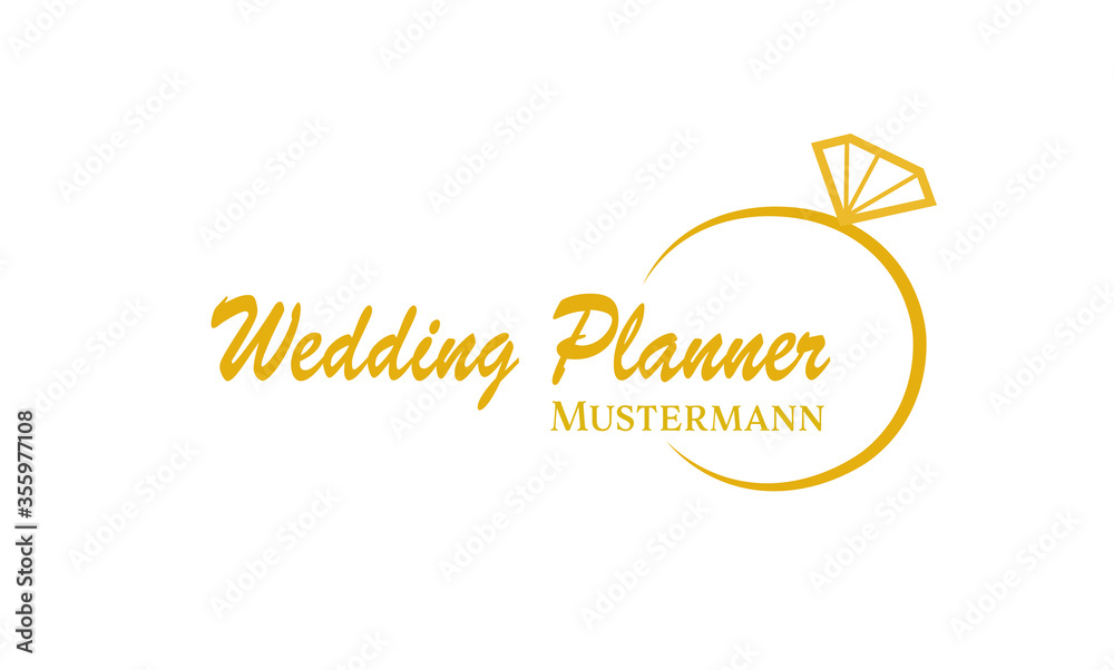 Hochzeitsplaner Logo, Hochzeitsplaner Logo
