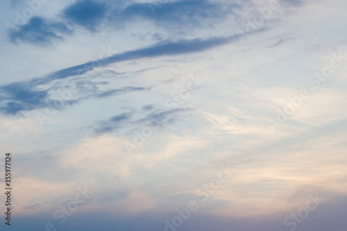 Fototapeta Naklejka Na Ścianę i Meble -  Sky background, cloudy and blue sky texture.