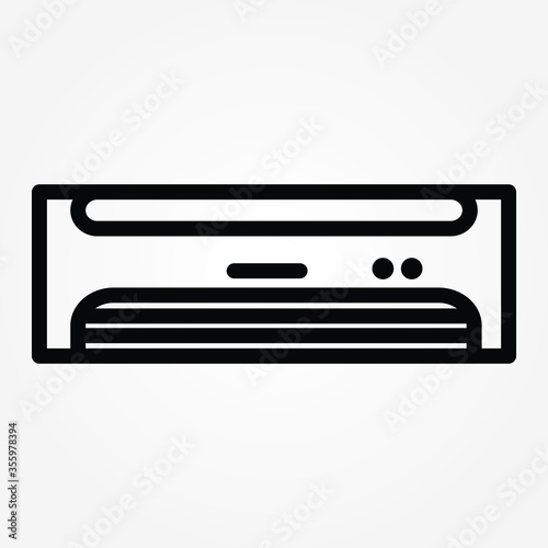 air, conditioner, cooling, heater, split icon. Element of plumbing and heating icon for mobile concept and web apps. Detailed air, conditioner, cooling, heater, split icon