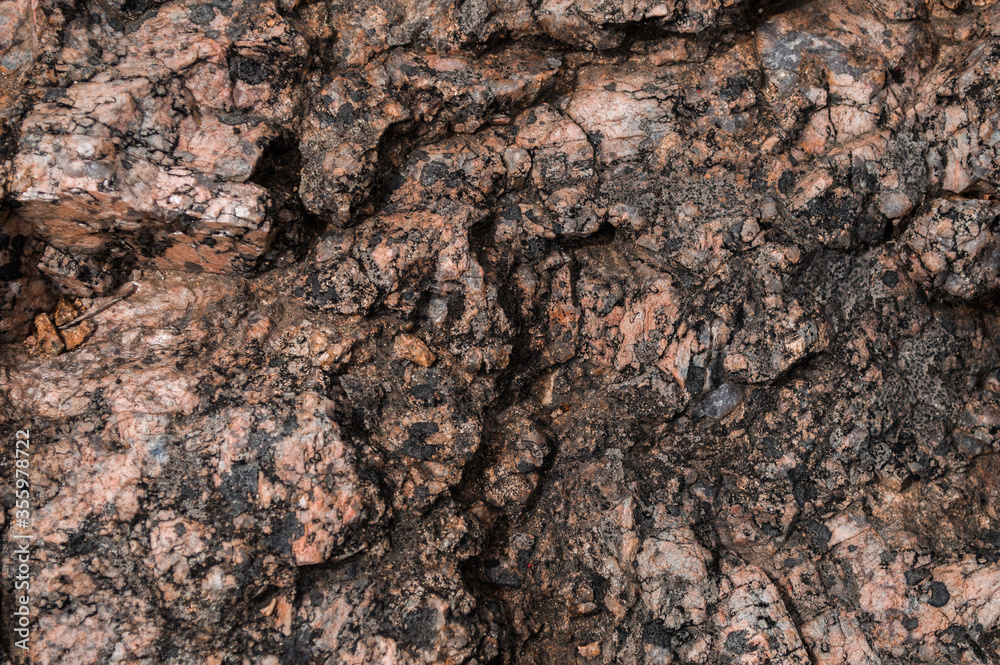 Brown rock background surface texture. Abstract macro background stone Brown rock background surface texture. Abstract macro background stone