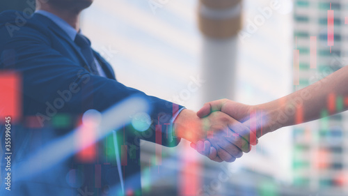 Agreement or deal between business partnership