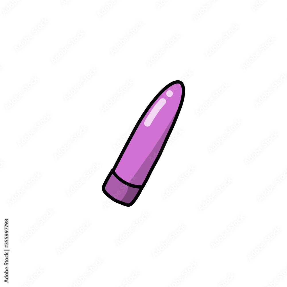 vibrator bullet sex toy doodle icon, vector illustration vibrator bullet sex toy doodle icon, vector illustration