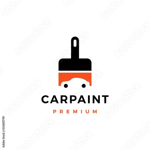 car paint logo vector icon illustration