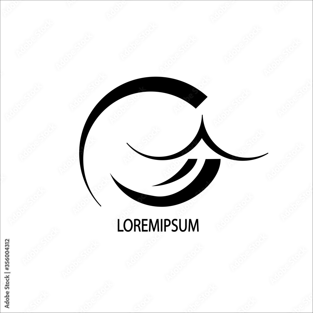letter G simple logo concept icon letter G simple logo concept icon