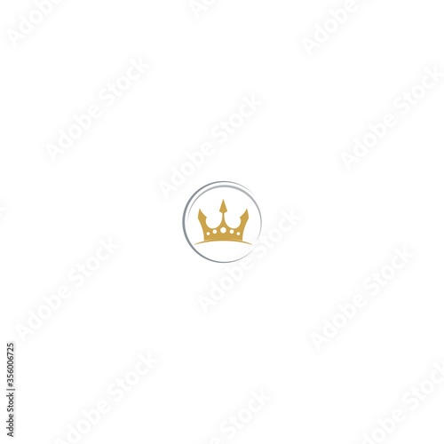 Crown concept logo icon design