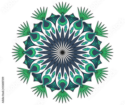 mandala, mandala vector, dark blue green, elegantly colorful
suitable for products and other packaging