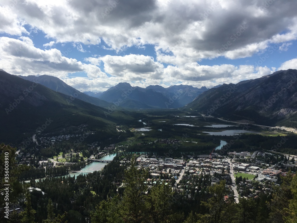 Banff view from Tunnel Mountain