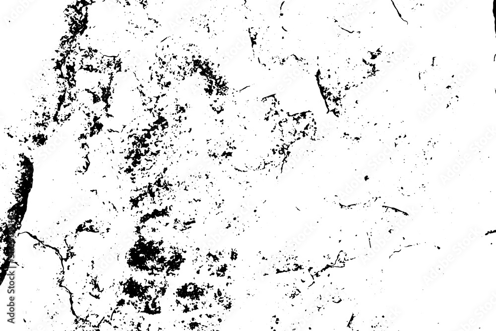 Obraz premium Grunge black and white texture background (Vector). Use for decoration, aging or old layer