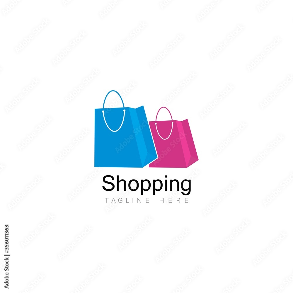 Shopping Logo vector icon illustration Shopping Logo vector icon illustration