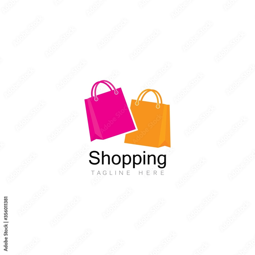 Shopping Logo vector icon illustration Shopping Logo vector icon illustration