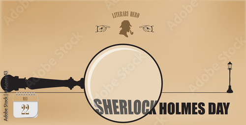 Postcard Sherlock Holmes Day