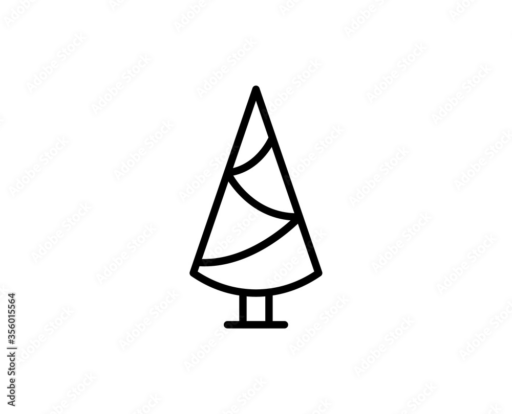 Flat line icon Flat line icon