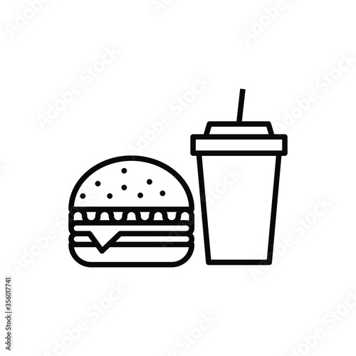 The best Fast  food icon vector collection, illustration logo template in trendy style. Suitable for many purposes.