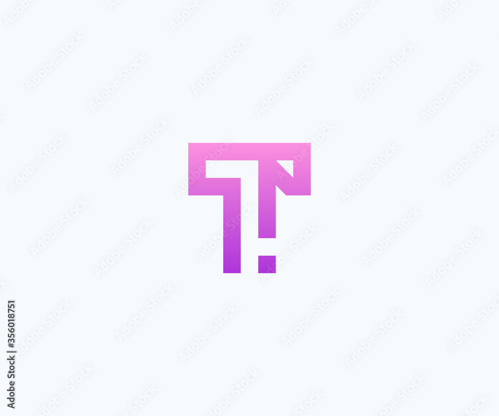 Abstract letter T logo design vector template Abstract letter T logo design vector template