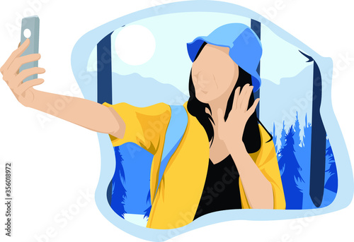 Vlogging Illustration