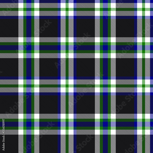 Green Plaid Tartan Checkered Seamless Pattern - Green Plaid, checkered, tartan seamless pattern suitable for fashion textiles and graphics photo