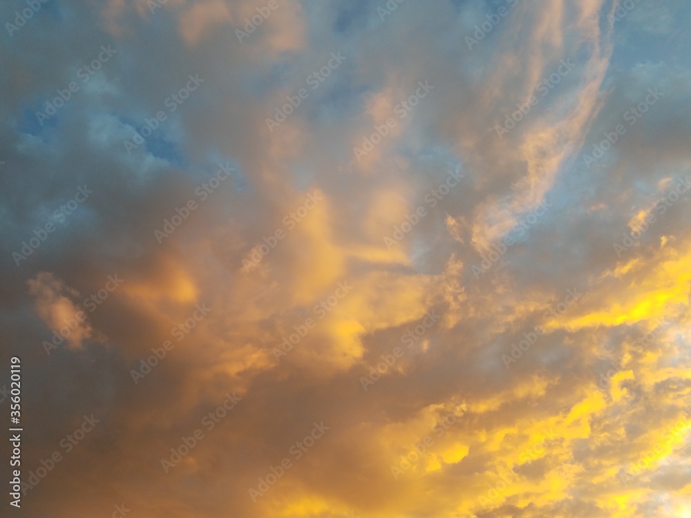cloud during sunset