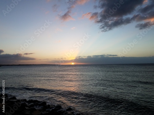 sun set or sun rise in Aguadilla, Puerto Rico