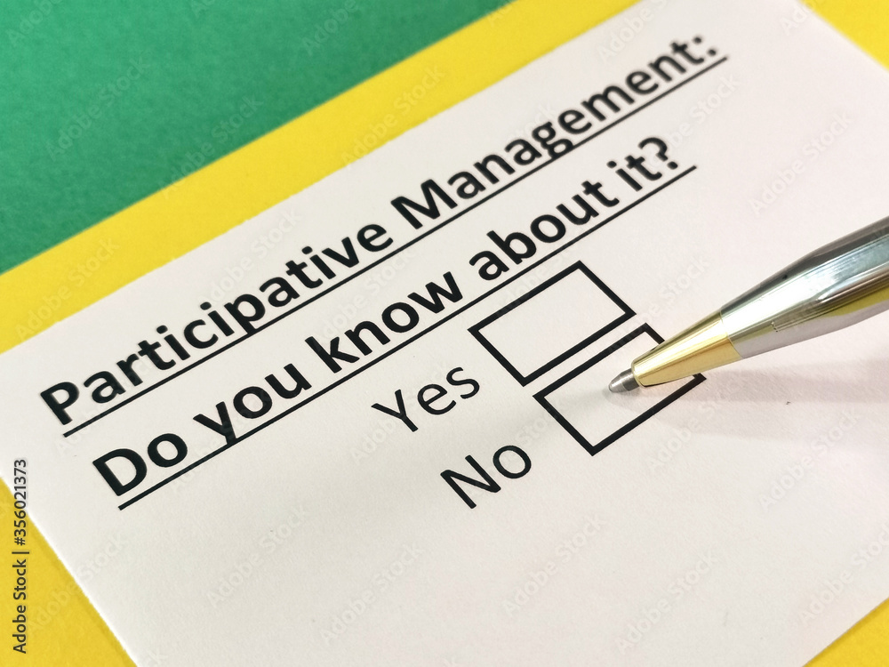 Obraz premium Questionnaire about marketing.