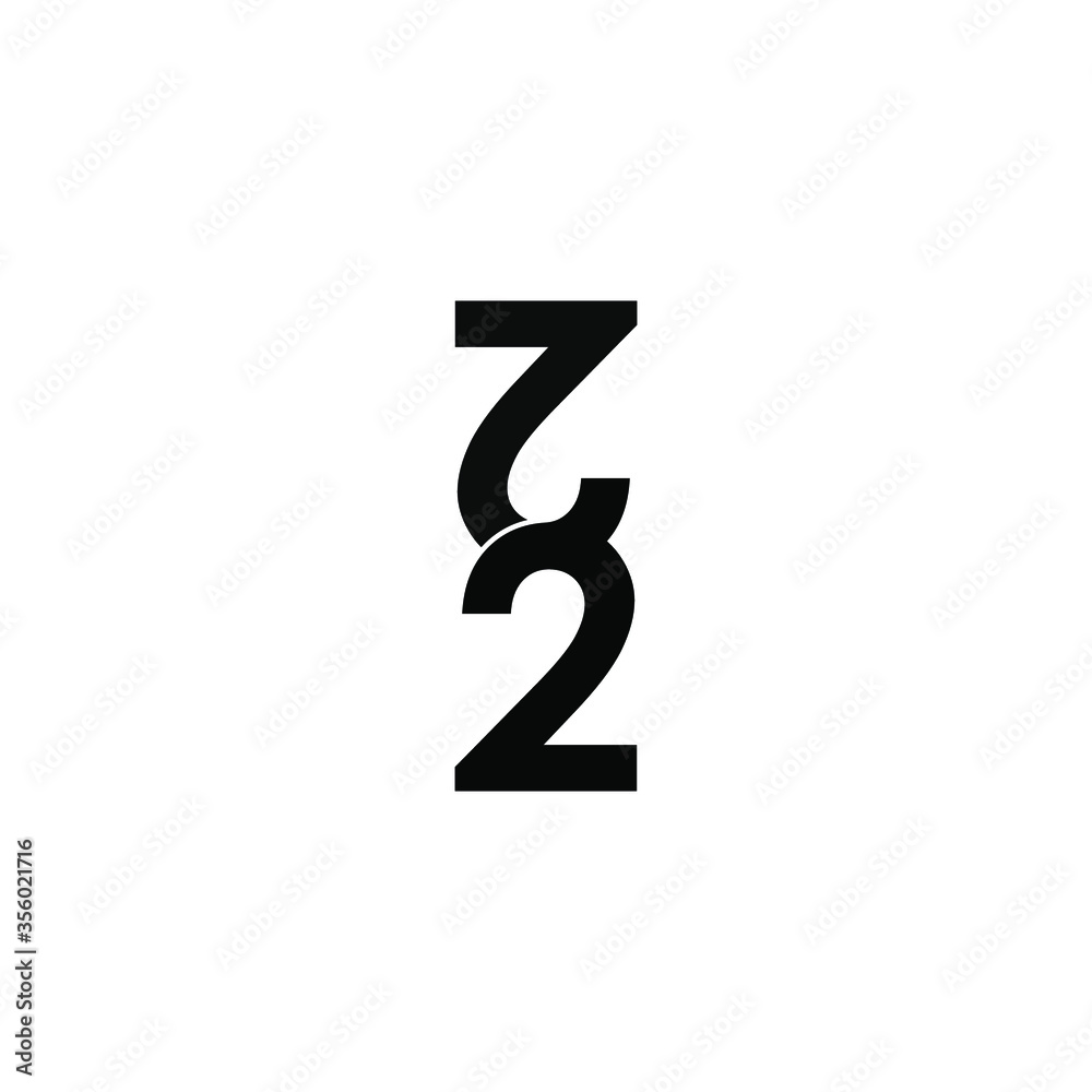 22 typography letter original monogram logo design 22 typography letter original monogram logo design